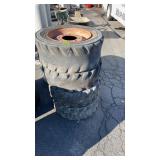 4 SKIDSTEER TIRES 10-165