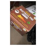 QUEEN HEATED MATTRESS PAD & QUEEN PAD