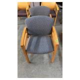 2 MATCHING OFFICE CHAIRS