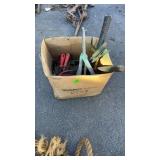 BOX OF MISC TOOLS