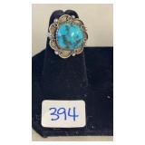 STERLING & TURQUOISE RING