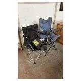2 FOLDING CAMP CHJAIRS