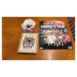 AMERICA'S DREAM TEAM POSTER HAT & BOOK