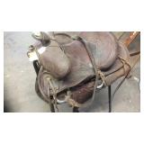 VINTAGE FRANK VELA SADDLE MADE IN TEXAS, 13' SEAT