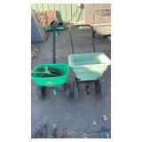 2 FERTILIZER SPREADERS