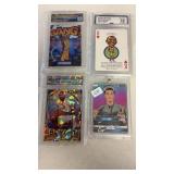 3 KOBY BRYANT CARDS & VICTOR WEMBANYAMA CARD