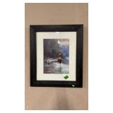 SIGNED PRINT BY MARTIN GRELLE, 17'X20'