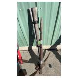 SLEDGE HAMMER, PICK & 2 PRY BARS