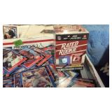 LARGE BOX OF BASEBALL CARDS & A SET OF ROOKIE