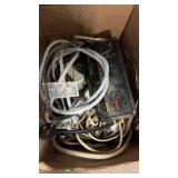 BX OF POWER CORDS & MULTI PLUGS