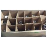 BX W/ AMBER BEER BOTTLES, SODA BOTTLES & OTHERS