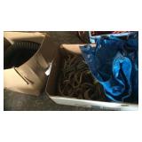 TARP, GROUP OF ROPE & HOSE