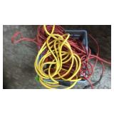 BASKET OF EXTENSION CORDS