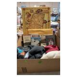 BX W/ HATS, JACKETS & NATIVE AMERICAN LITERATURE