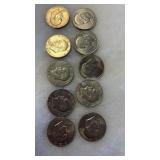 10 EISENHOWER DOLLARS