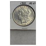 1900 MS63 MORGAN SILVER DOLLAR