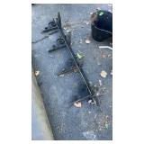 2 IRON SHELF BRACKETS