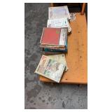 GROUP OF SHOP MANUALS ON CART  **NOT CART