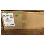 NEW OLD BRONZE 3 LIGHT SUNSET MARBLE GLASS LIGHT