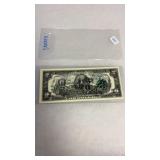 MIS-PRINT TWO DOLLAR BILL