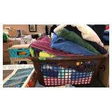 BASKET W/ SHOP TOWELS