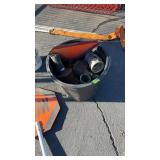 BUCKET OF INTAKE VALVES & HOSE FITTINGS