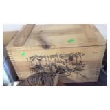 WOOD BOX W/ LID
