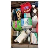 BX OF FIRST AID ITEMS