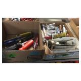 BX OF SCREWDRIVERS & BX OF MISC TOOLS