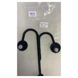 1/10 CT TOTAL DIAMOND STERLING EARRINGS