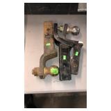 GROUP OF TRAILER STINGER W/ BALL