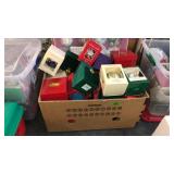 BX W/ CHRISTMAS ORNAMENTS (MOSTLY DILLARDS) &