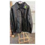 MOUNT BROOK 2XL LEATHER LOOKING JACKET