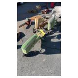 3 PARTIAL VINTAGE PEDDLE TRACTORS