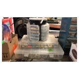 GROUP OF HARDWARE ORGANIZERS W/ CONTENTS