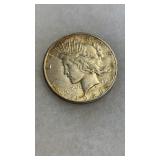 1923-S SILVER PEACE DOLLAR