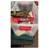 TOTE W/ COCA COLA CHRISTMAS TRAIN, MULTI COLORED