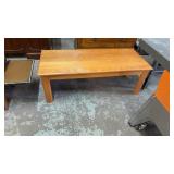 OAK COFFEE TABLE 50'X21'X17'