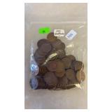 100 WHEAT PENNIES