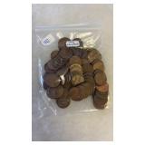 100 WHEAT PENNIES