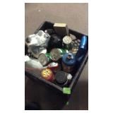 BASKET OF SHOP CHEMICALS