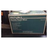 RIVAL ELECTRIC FOOD SLICER