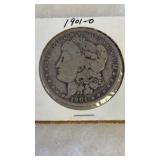 1901-O MORGAN SILVER DOLLAR