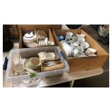 3 BX OF CHINA & STONEWARE