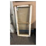 2 RUSTIC WINDOW PANELS