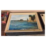 OIL ON BOARD SIGNED PAINTING 1968