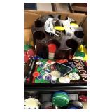 GROUP OF POKER CHIPS