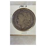 1901-S MORGAN SILVER DOLLAR