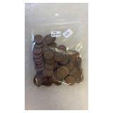 100 WHEAT PENNIES