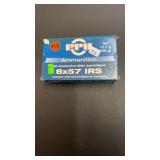 20 ROUNDS OF 8X57 IRS AMMO, *** WE DO NOT SHIP
